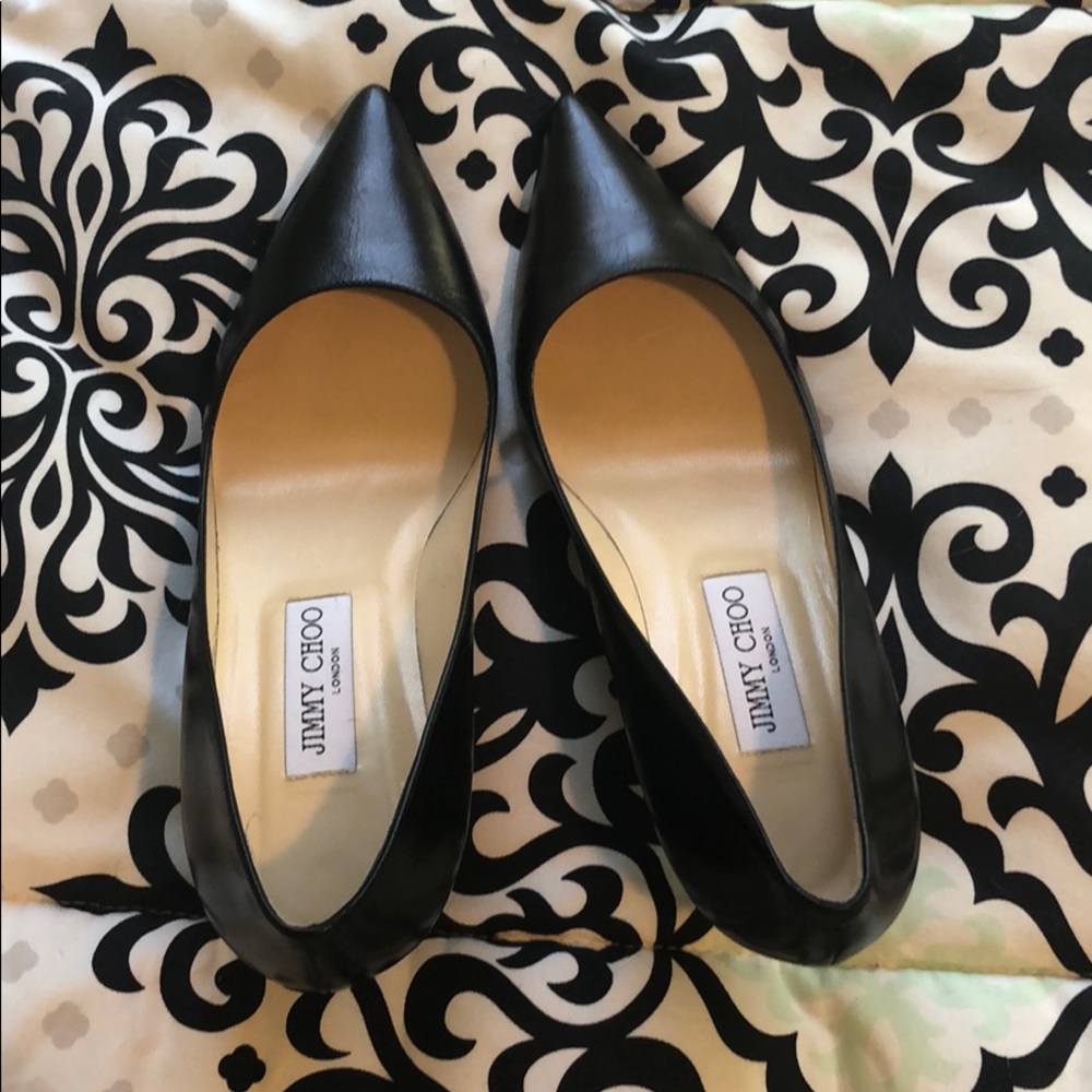 Jimmy Choo navy pumps